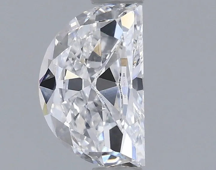 0.50ct Half moon Lab Grown Diamond (Colour D, Clarity VVS2, IGI Certified)