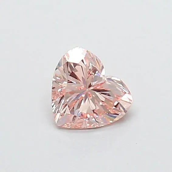 0.50ct Heart Lab Grown Diamond (Colour Fancy Pink, Clarity VVS2, IGI Certified)