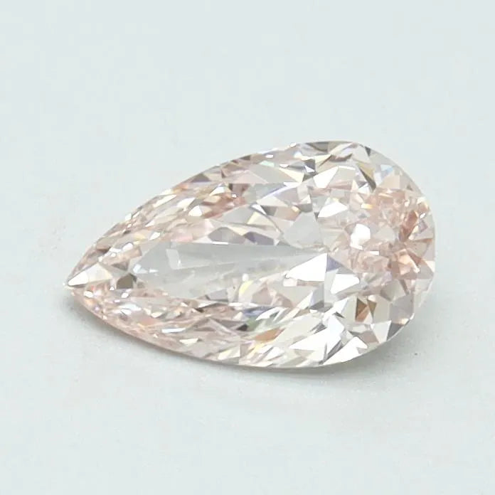 0.50ct Pear Lab Grown Diamond (Colour Fancy Light Pink, Clarity VS2, IGI Certified)