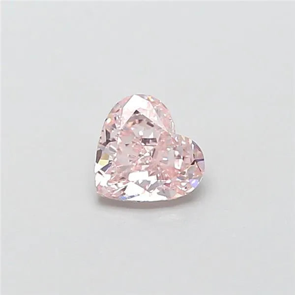 0.51ct Heart Lab Grown Diamond (Colour Fancy Pink, Clarity VS1, IGI Certified)