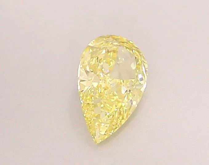0.51ct Pear Lab Grown Diamond (Colour Light Yellow, Clarity SI1, IGI Certified)