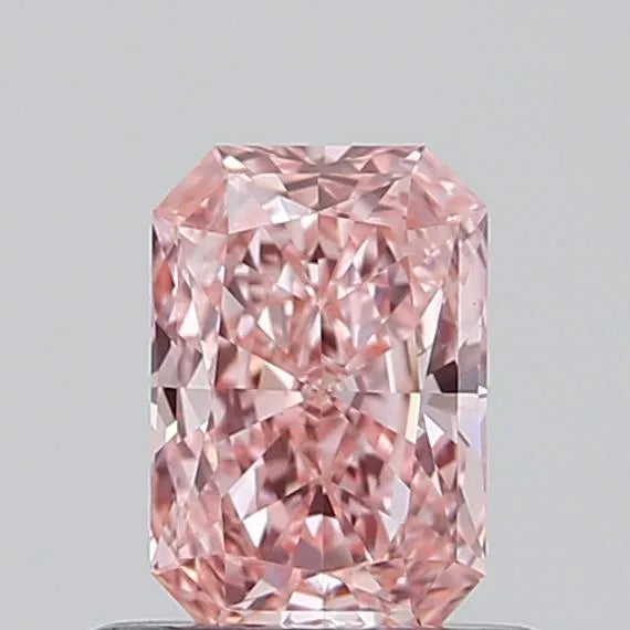 0.51ct Radiant Lab Grown Diamond (Colour Fancy Vivid Pink, Clarity VVS2, IGI Certified)