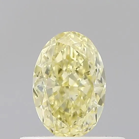 0.52ct Oval Lab Grown Diamond (Colour Fancy Intense Yellow, Clarity VS2, IGI Certified)
