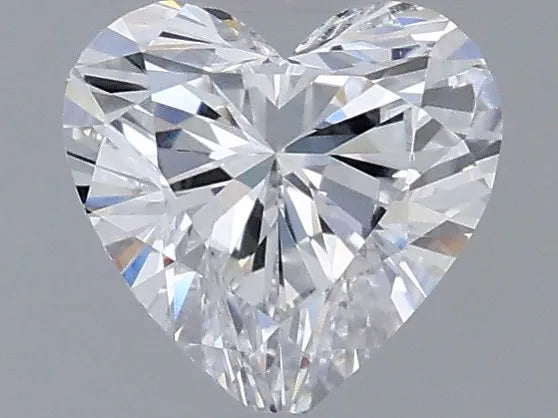 0.53ct Heart Lab Grown Diamond (Colour D, Clarity VS1, IGI Certified)