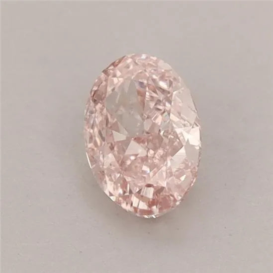 0.58ct Oval Lab Grown Diamond (Colour Fancy Intense Pink, Clarity VS2, IGI Certified)