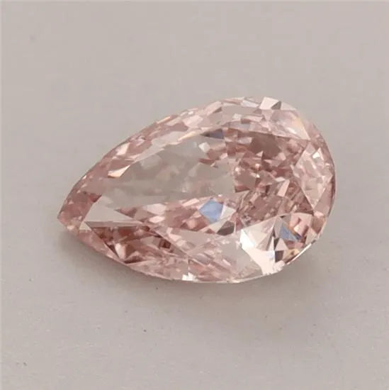 0.65ct Pear Lab Grown Diamond (Colour Fancy Intense Pink, Clarity VVS2, IGI Certified)