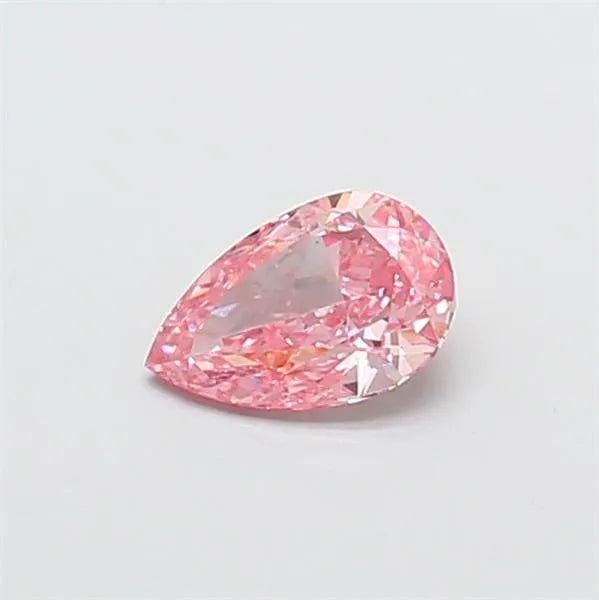 0.71ct Pear Lab Grown Diamond (Colour Fancy Vivid Pink, Clarity VS1, IGI Certified)