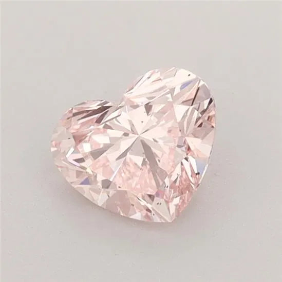 0.72ct Heart Lab Grown Diamond (Colour Fancy Intense Pink, Clarity SI1, IGI Certified)