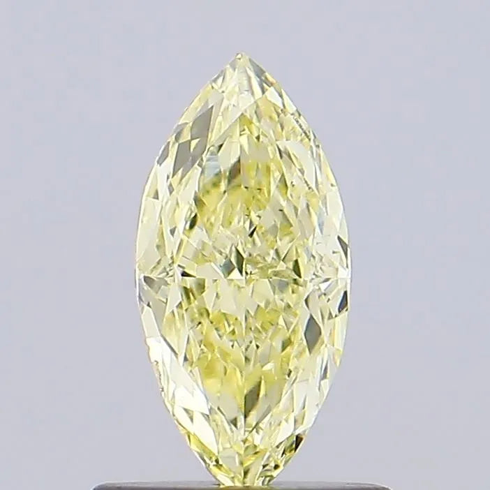 0.75ct Marquise Lab Grown Diamond (Colour Fancy Yellow, Clarity VS2, IGI Certified)