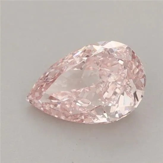 0.91ct Pear Lab Grown Diamond (Colour Fancy Intense Pink, Clarity VVS2, IGI Certified)