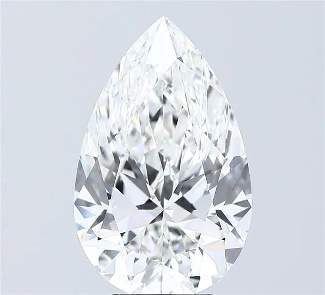 5.07ct Pear Lab Grown Diamond (Colour F, Clarity VVS2, IGI Certified)