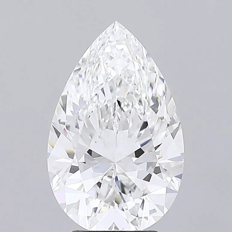 4.01ct Pear Lab Grown Diamond (Colour E, Clarity VVS2, IGI Certified)