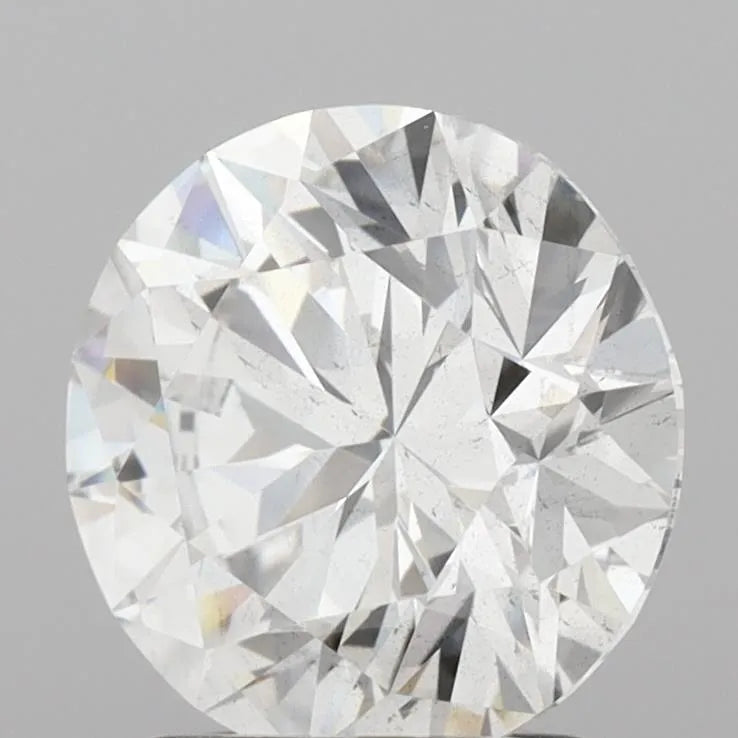 2.00ct Round Lab Grown Diamond (Colour F, Clarity SI1, Cut GD, IGI Certified)