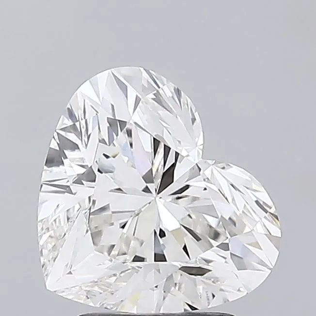 3.12ct Heart Lab Grown Diamond (Colour F, Clarity VVS2, IGI Certified)