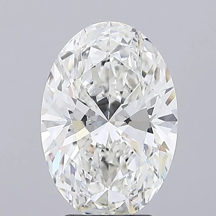 3.42ct Oval Lab Grown Diamond (Colour G, Clarity VVS1, IGI Certified)