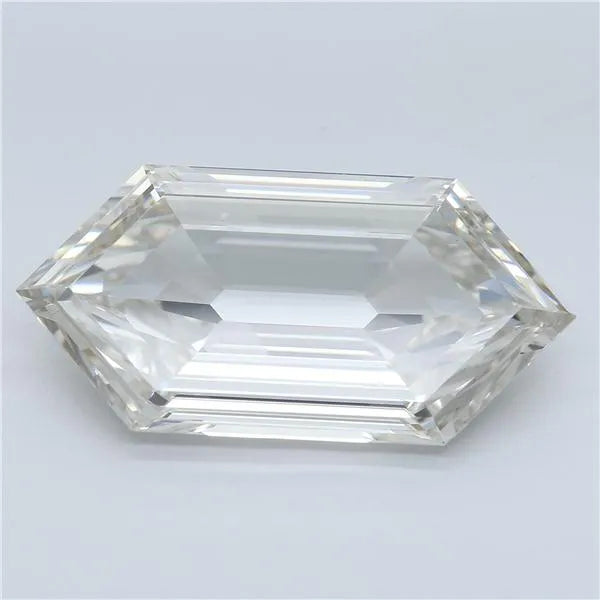 7.38ct Hexagonal Lab Grown Diamond (Colour K, Clarity VS2, IGI Certified)