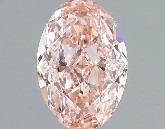1.00ct Oval Lab Grown Diamond (Colour Fancy Intense Pink, Clarity VS1, IGI Certified)