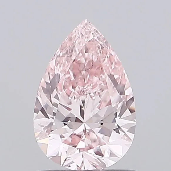1.00ct Pear Lab Grown Diamond (Colour Fancy Vivid Pink, Clarity VS2, IGI Certified)