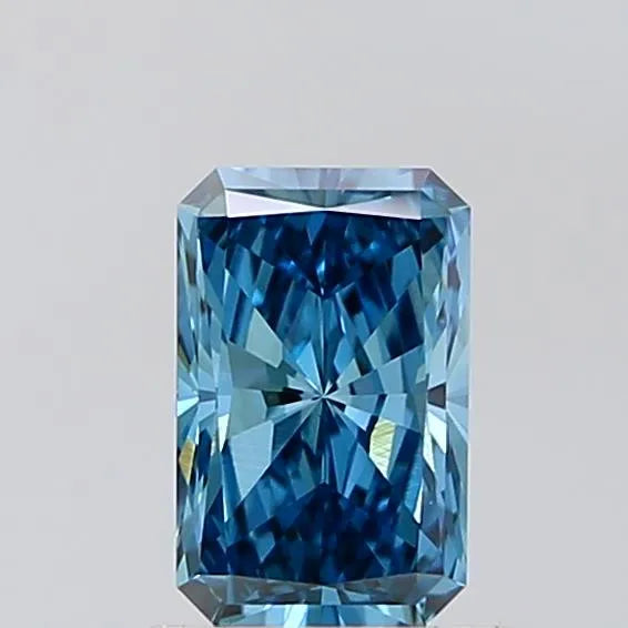 1.00ct Radiant Lab Grown Diamond (Colour Fancy Vivid Blue, Clarity VVS2, IGI Certified)