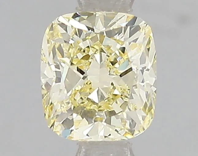 1.01ct Cushion modified Lab Grown Diamond (Colour Fancy Light Yellow, Clarity VVS2, IGI Certified)