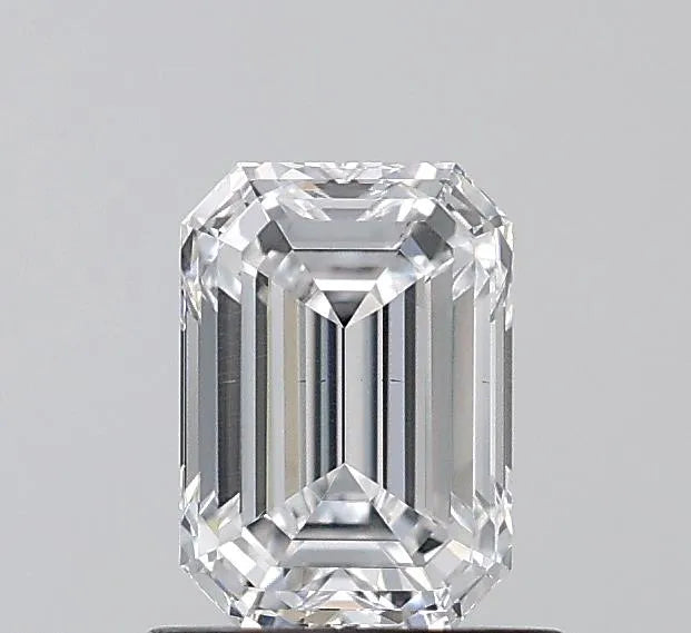 1.01ct Emerald Lab Grown Diamond (Colour D, Clarity SI1, IGI Certified)