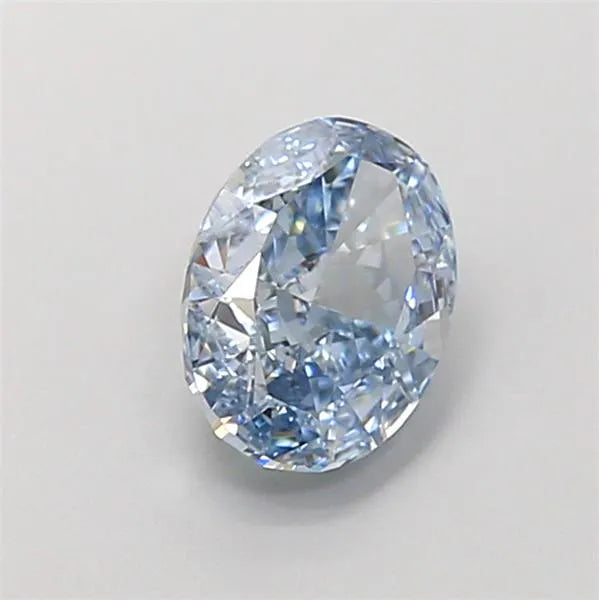 1.01ct Oval Lab Grown Diamond (Colour Fancy Intense Blue, Clarity IF, IGI Certified)