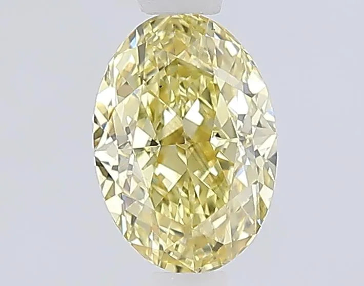 1.01ct Oval Lab Grown Diamond (Colour Fancy Intense Yellow, Clarity VS2, IGI Certified)