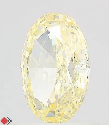 1.01ct Oval Lab Grown Diamond (Colour Fancy Yellow, Clarity VS2, IGI Certified)