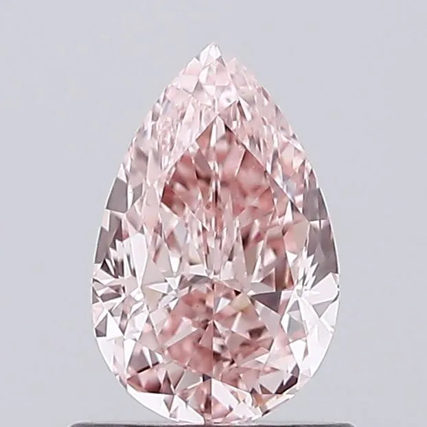 1.01ct Pear Lab Grown Diamond (Colour Fancy Intense Pink, Clarity VVS2, IGI Certified)