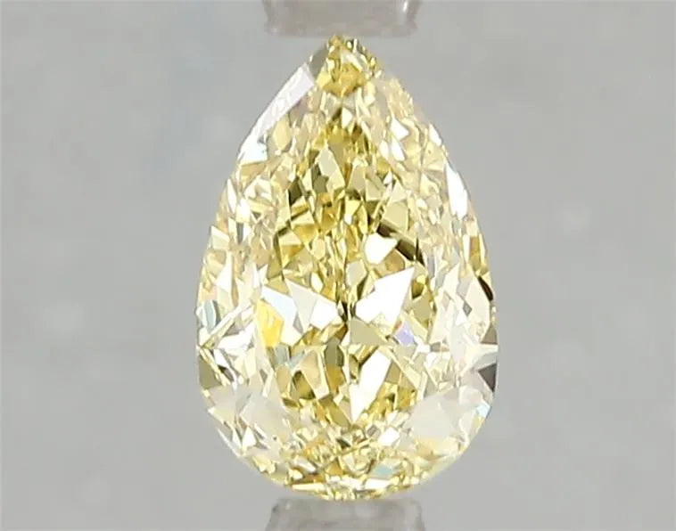 1.01ct Pear Lab Grown Diamond (Colour Fancy Vivid Yellow, Clarity VS2, IGI Certified)
