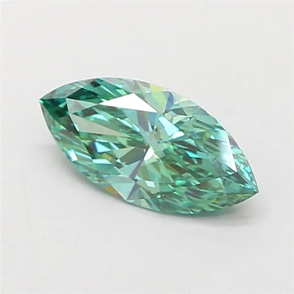 1.02ct Marquise Lab Grown Diamond (Colour Fancy Vivid Green, Clarity VS1, IGI Certified)