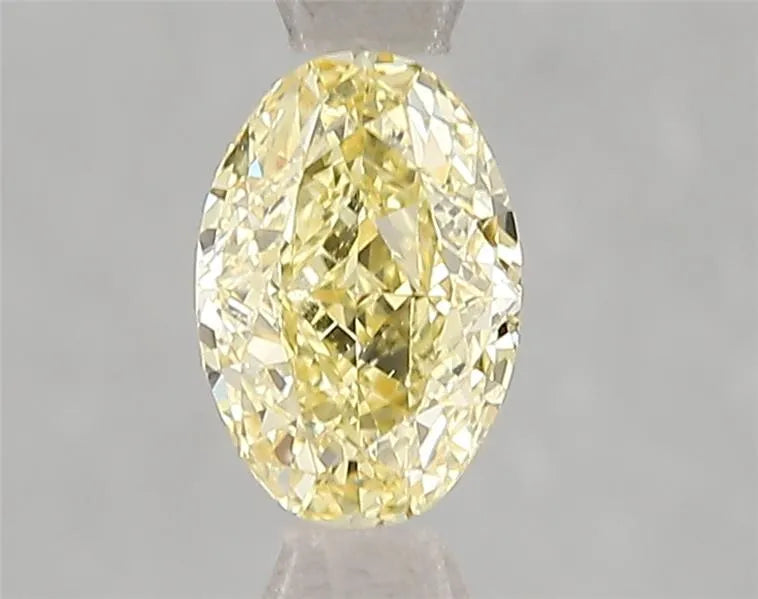 1.02ct Oval Lab Grown Diamond (Colour Fancy Vivid Yellow, Clarity VS2, IGI Certified)