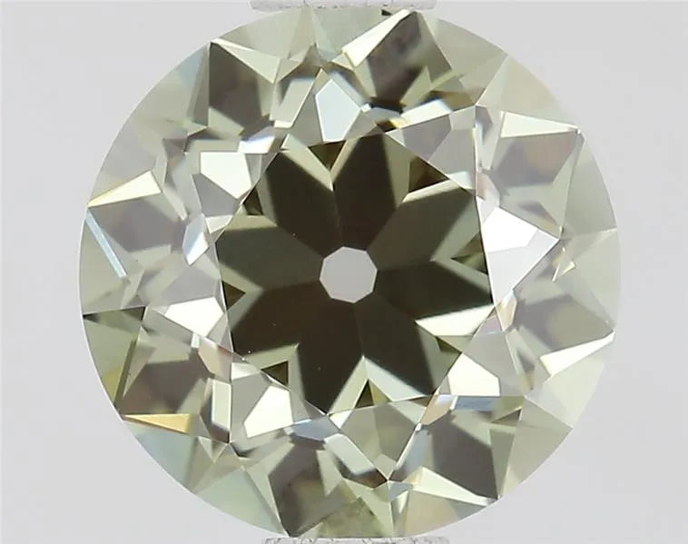 1.03ct European cut Lab Grown Diamond (Colour Fancy Intense Green, Clarity VS1, IGI Certified)