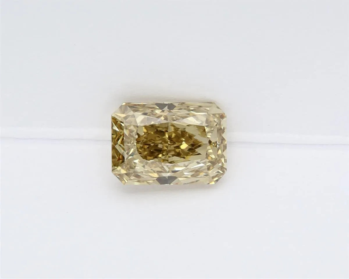 1.03ct Radiant Lab Grown Diamond (Colour Fancy Gray Yellow, Clarity VS1, IGI Certified)