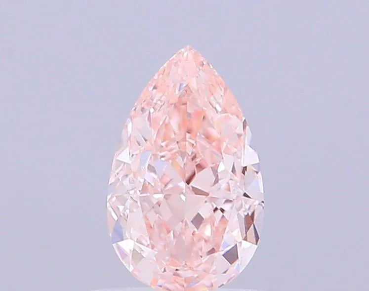 1.04ct Pear Lab Grown Diamond (Colour Light Brownish Pink, Clarity VVS2, IGI Certified)