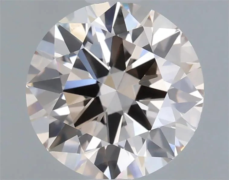 1.04ct Round Lab Grown Diamond (Colour Very Light Brown, Clarity VVS2, Cut VG, IGI Certified)