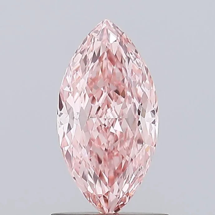 1.06ct Marquise Lab Grown Diamond (Colour Fancy Vivid Pink, Clarity VVS2, IGI Certified)