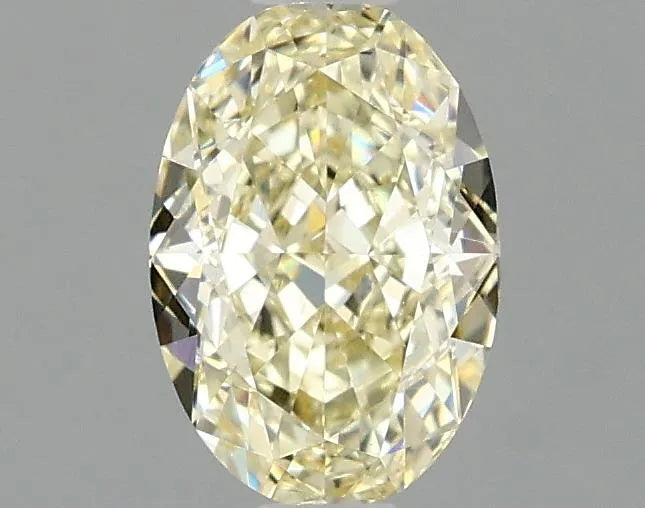 1.06ct Oval Lab Grown Diamond (Colour Fancy Light Yellow, Clarity VS1, IGI Certified)