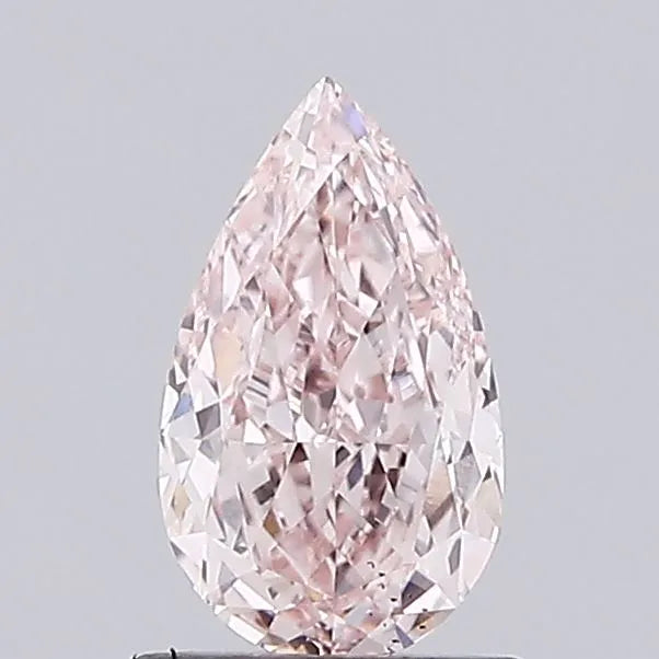1.08ct Pear Lab Grown Diamond (Colour Fancy Intense Pink, Clarity VS2, IGI Certified)