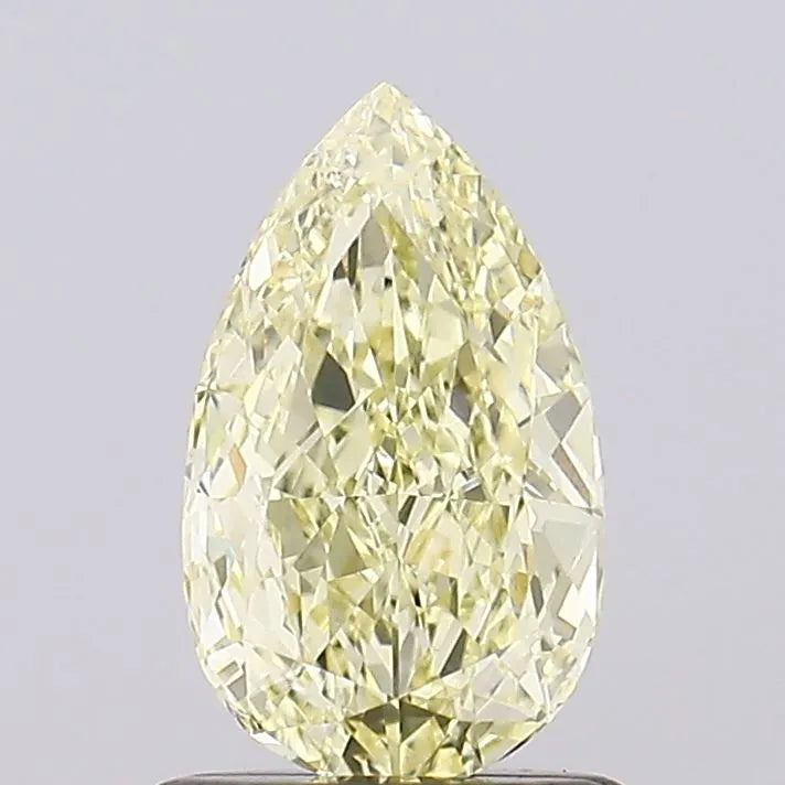 1.08ct Pear Lab Grown Diamond (Colour Fancy Yellow, Clarity VVS2, IGI Certified)