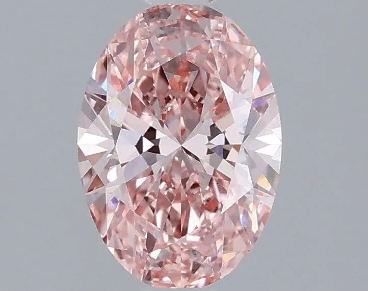 1.09ct Oval Lab Grown Diamond (Colour Fancy Vivid Pink, Clarity VS1, IGI Certified)