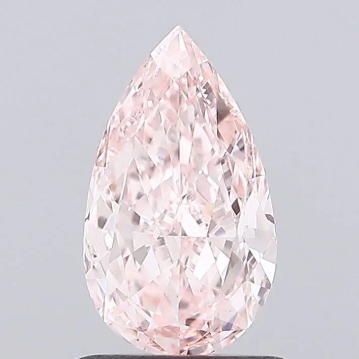 1.09ct Pear Lab Grown Diamond (Colour Fancy Intense Pink, Clarity VS1, IGI Certified)