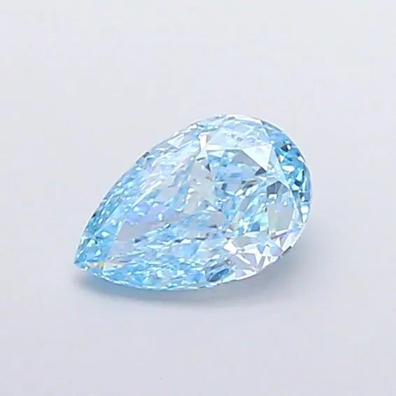 1.09ct Pear Lab Grown Diamond (Colour Fancy Vivid Blue, Clarity VS1, IGI Certified)