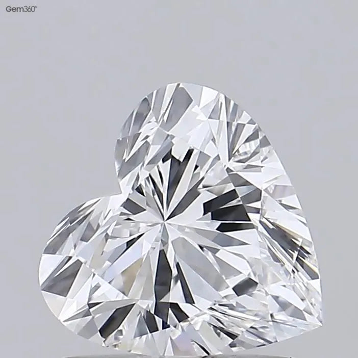 1.10ct Heart Lab Grown Diamond (Colour D, Clarity IF, IGI Certified)