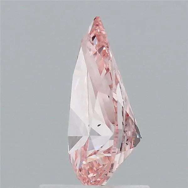 1.18ct Pear Lab Grown Diamond (Colour Fancy Vivid Pink, Clarity VS2, IGI Certified)