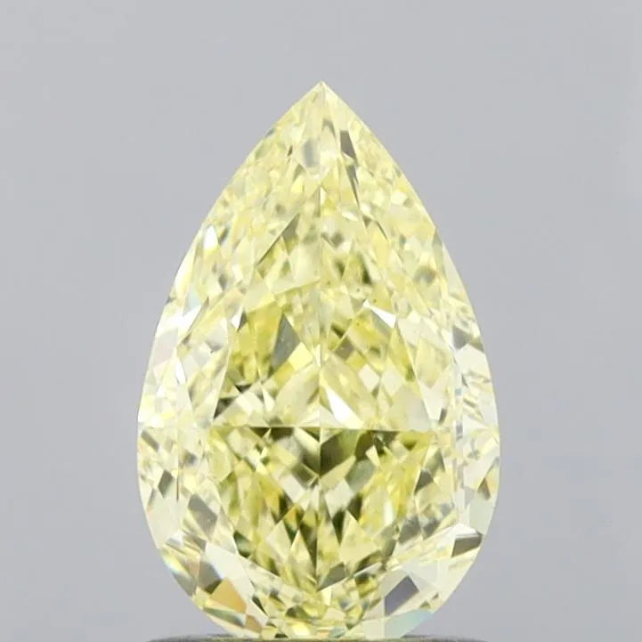 1.31ct Pear Lab Grown Diamond (Colour Fancy Intense Yellow, Clarity VS1, IGI Certified)