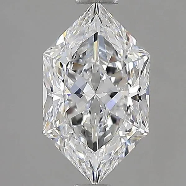 1.32ct Hexagonal Lab Grown Diamond (Colour D, Clarity VVS2, IGI Certified)