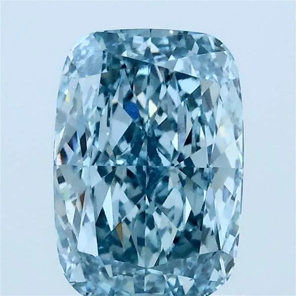 1.33ct Cushion modified Lab Grown Diamond (Colour Fancy Intense Blue, Clarity VS1, IGI Certified)