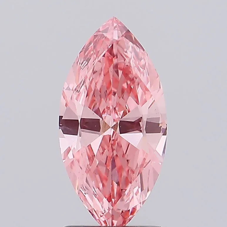 1.50ct Marquise Lab Grown Diamond (Colour Fancy Vivid Pink, Clarity VS2, IGI Certified)