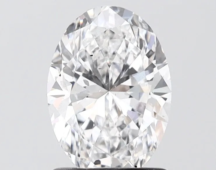 1.50ct Oval Lab Grown Diamond (Colour E, Clarity SI1, IGI Certified)